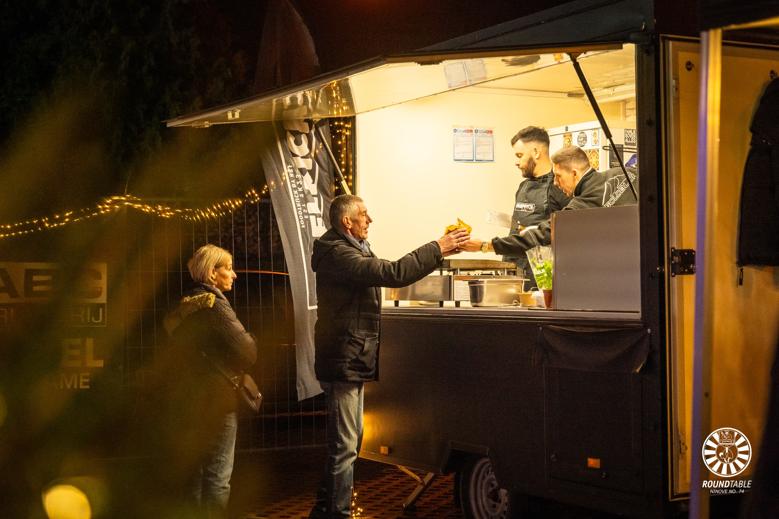 Foodtruck op het evenement